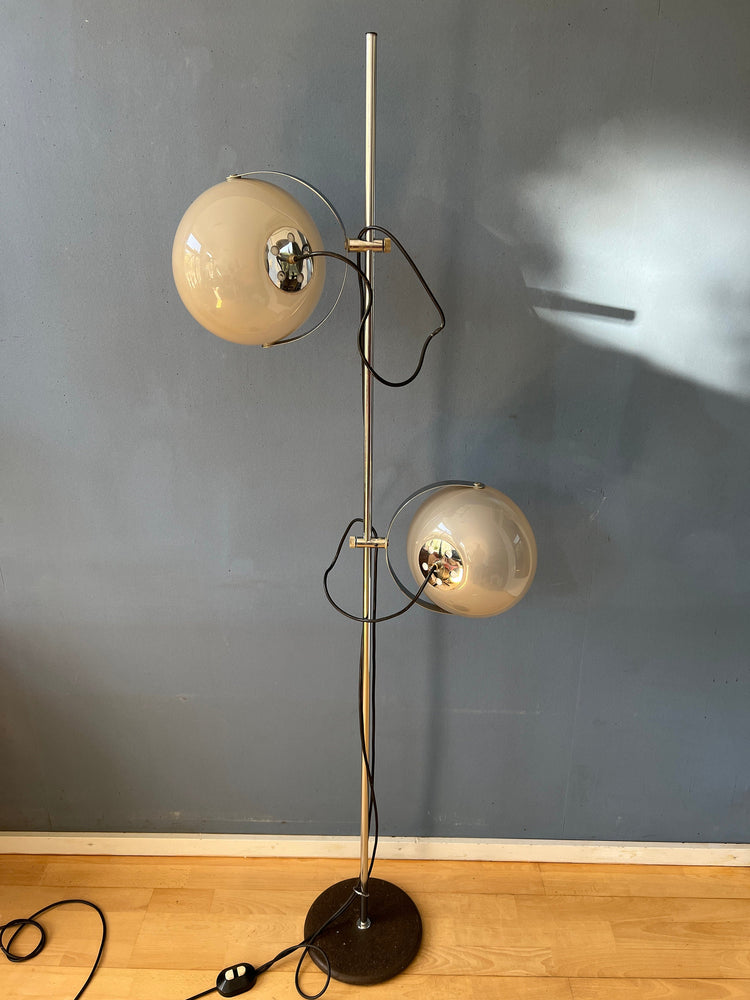 Vintage Dijkstra Mushroom Floor Lamp | Mid Century Modern Space Age Standing Light