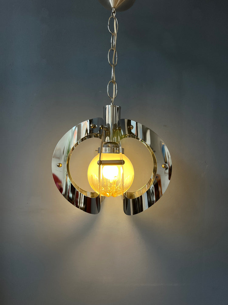 Vintage Mazzega Murano Glass Pendant Lamp