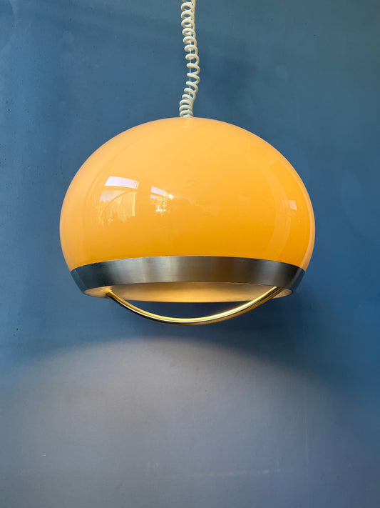 Vintage Dijkstra Pendant Lamp / Mid Century Space Age Light Fixture