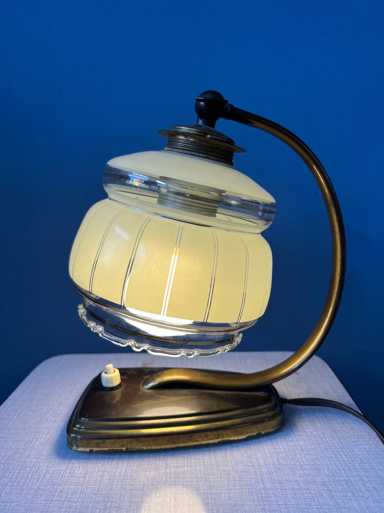 Art Deco Bedside Lamp / Vintage Table Light / Desk Lamp