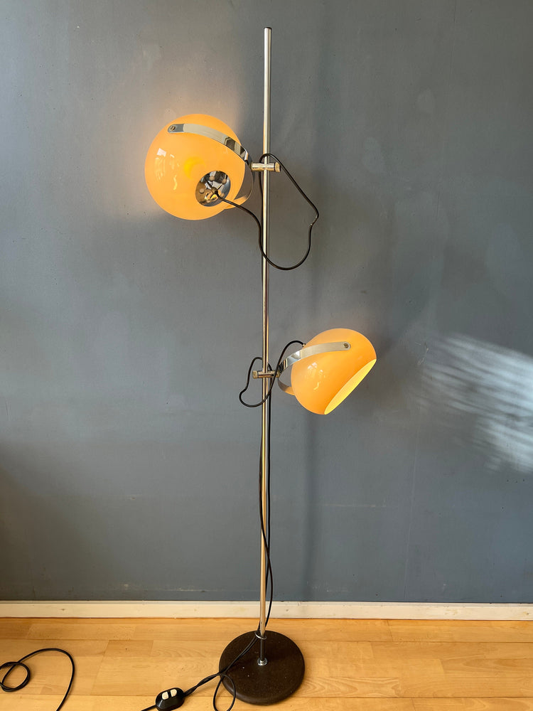 Vintage Dijkstra Mushroom Floor Lamp | Mid Century Modern Space Age Standing Light