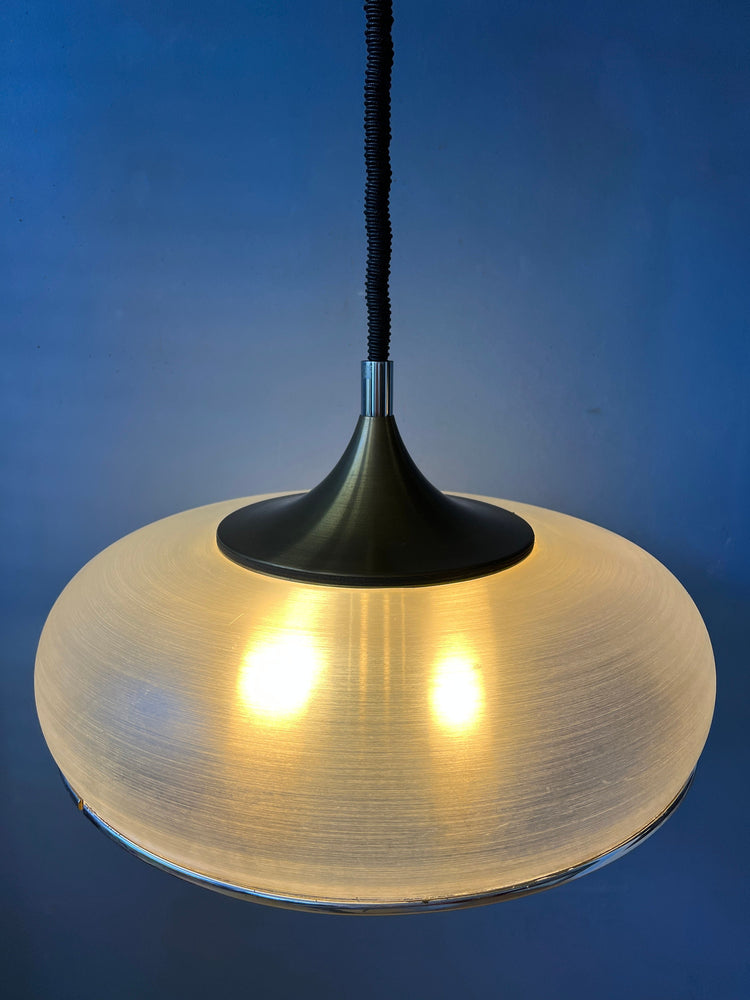 Mid Century Pendant Lamp Chandelier / Space Age Light Fixture