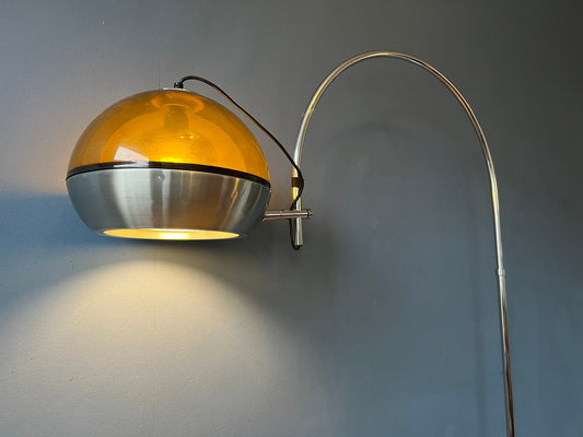 Vintage Dijkstra Space Age Arc Floorlamp | Mid Century Modern Standing Lamp | 70s | Retro