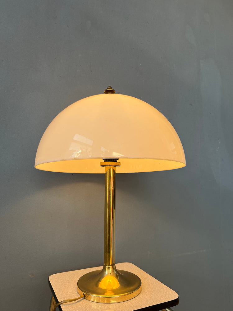 Vintage Hollywood Regency Mushroom Table Lamp