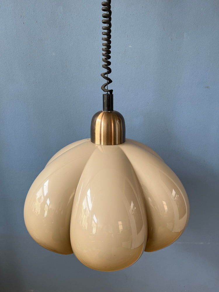 70s Space Age Herda Pendant Light | Mid Century Lamp | Vintage Lighting