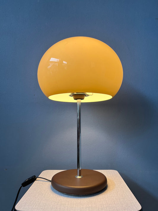 Vintage Dijkstra Mushroom Table Lamp | Mid Century Space Age Desk Lamp