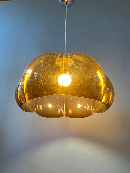 Vintage Herda Space Age Pendant Light | Mid Century Lamp | Retro 70s Lighting