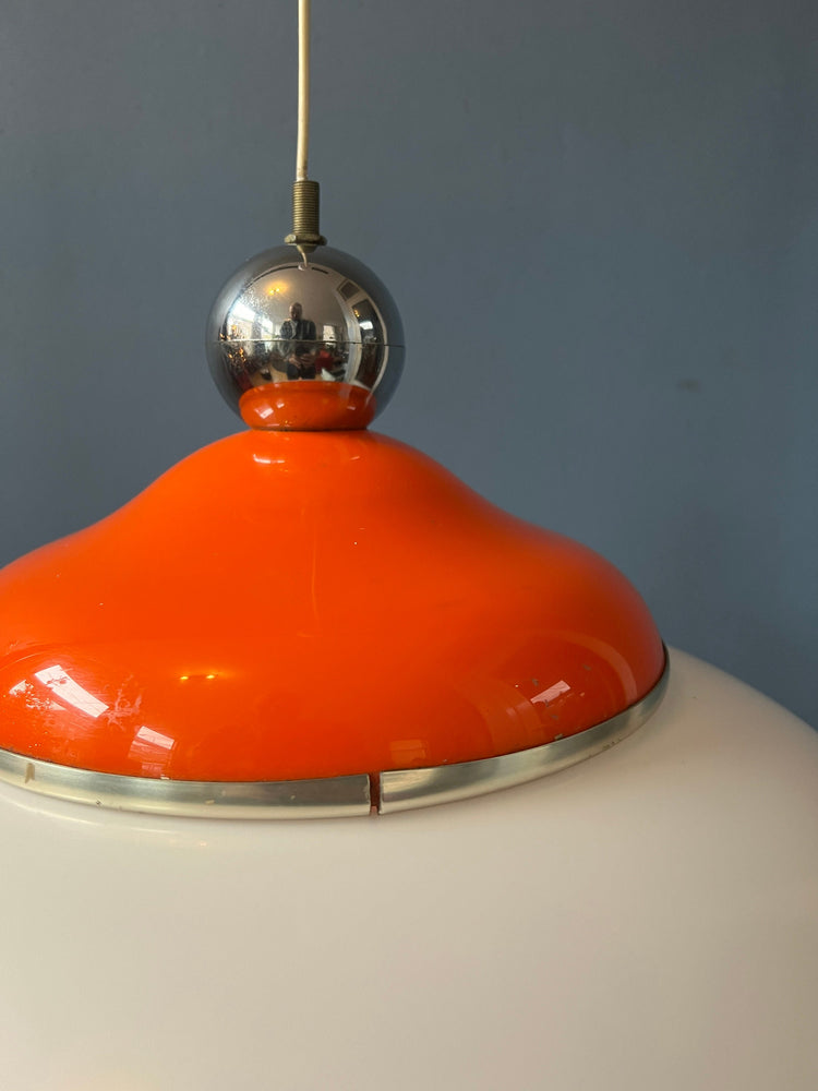 Vintage Space Age Pendant Lamp / Mid Century Light Fixture