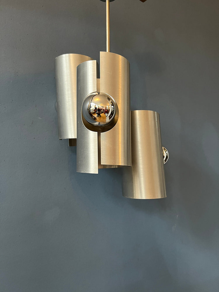 Vintage Space Age Chandelier Pendant Lamp by Raak