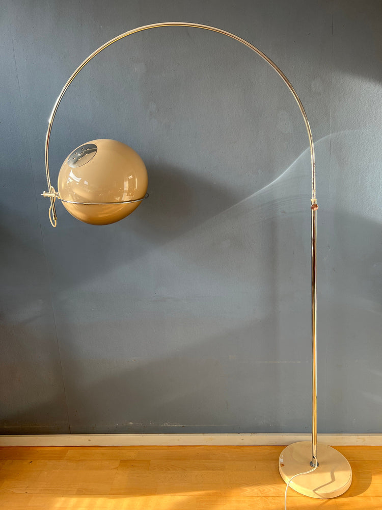 Space Age Mushroom Arc Floor Lamp by GEPO