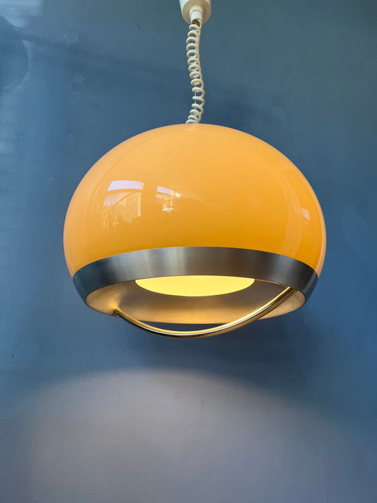 Vintage Dijkstra Pendant Lamp / Mid Century Space Age Light Fixture