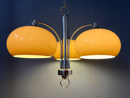 Vintage Dijkstra Space Age Pendant Light | Mid Century Modern Chandelier