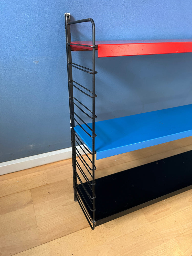Mid Century Tomado Style Wall Shelves / System / Colourful Modular Retro Unit