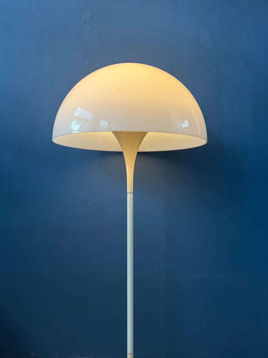 Louis Poulsen Panthella Floor Lamp by Verner Panton / Mid Century Space Age Mushroom Lamp