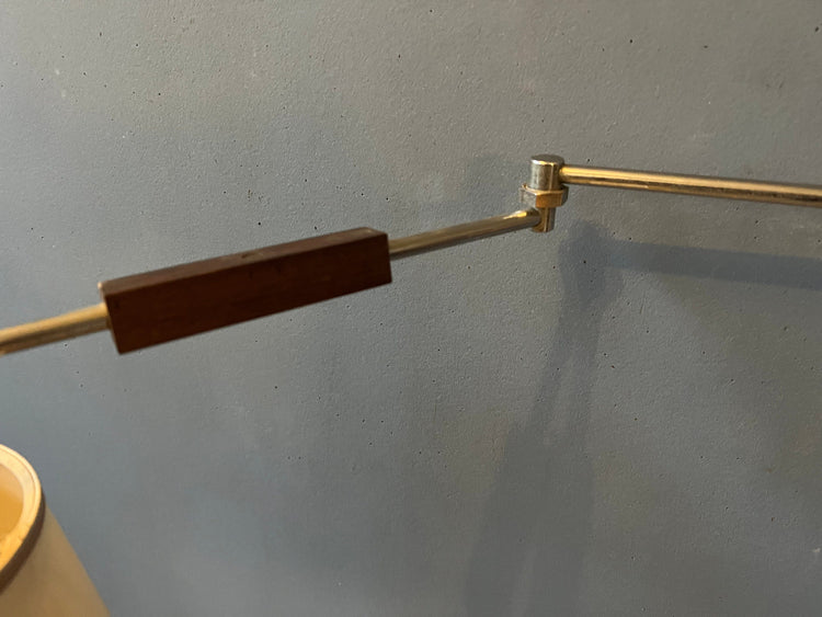 Vintage Mid Century Wall Lamp / Wooden Lamp