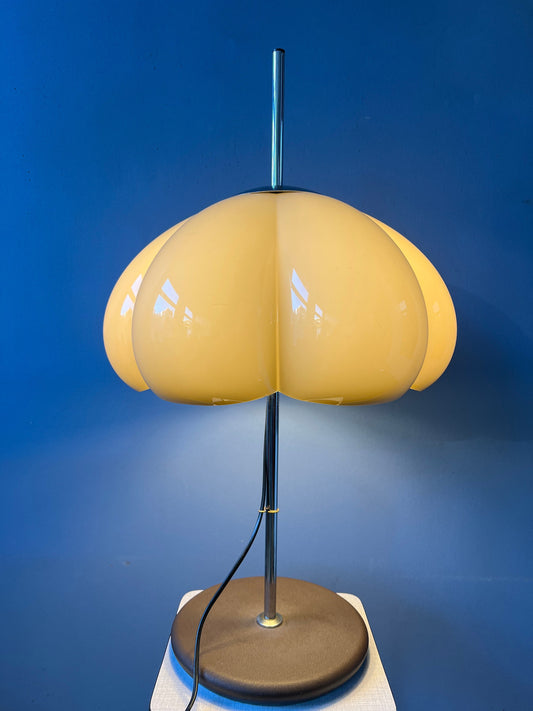 Vintage Dijkstra Space Age Flower Table Lamp | Mid Century Desk Light