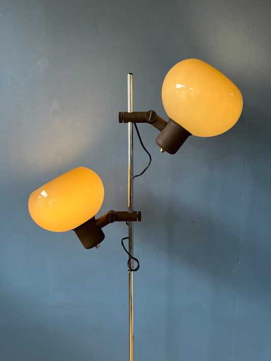 Vintage Herda Mushroom Floor Lamp | Space Age Guzzini Style Standing Light