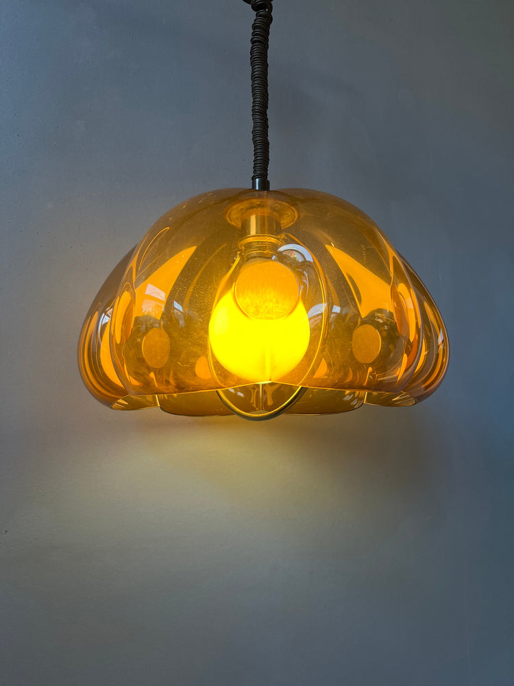 Vintage Herda Space Age Pendant Light | Mid Century Lamp | Retro 70s Lighting