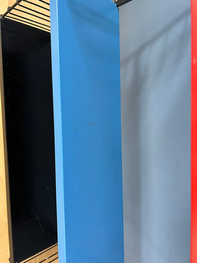 Mid Century Tomado Style Wall Shelves / System / Colourful Modular Retro Unit