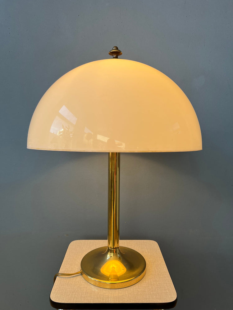 Vintage Hollywood Regency Mushroom Table Lamp