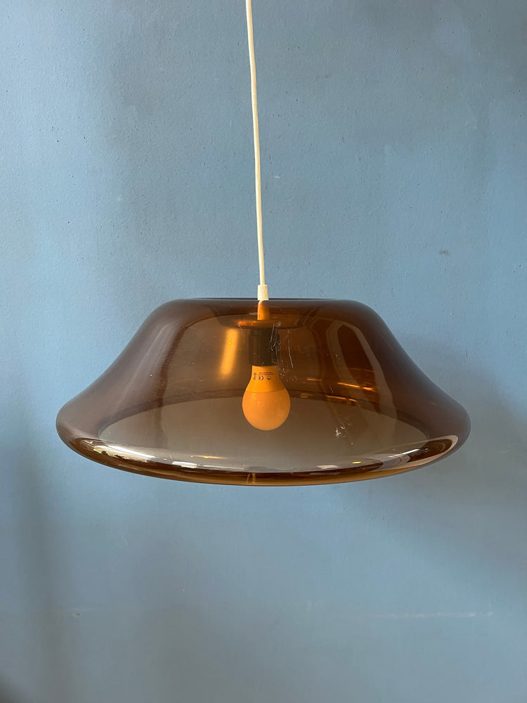 Vintage Space Age Pendant Lamp by Herda / Mid Century Modern Light Fixture