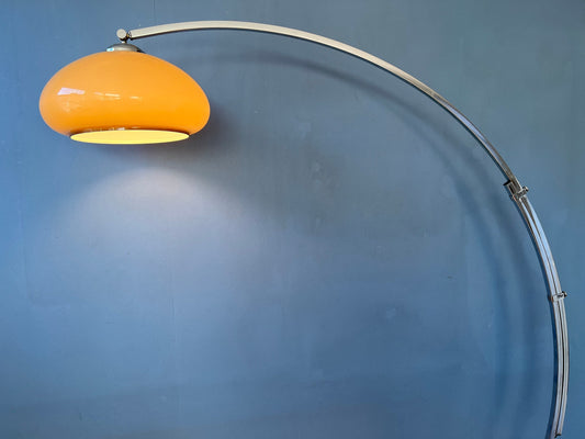 Mid Century Goffredo Reggiani Space Age Arc Floor Lamp