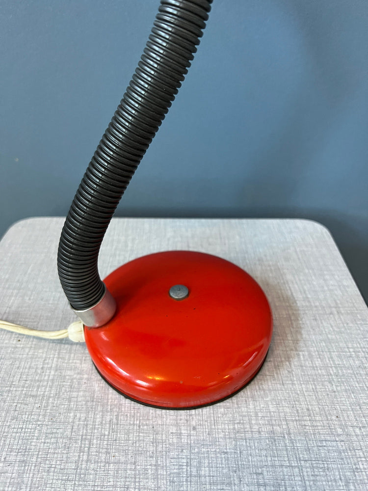 Red Flexible Vintage Spage Age Table Lamp