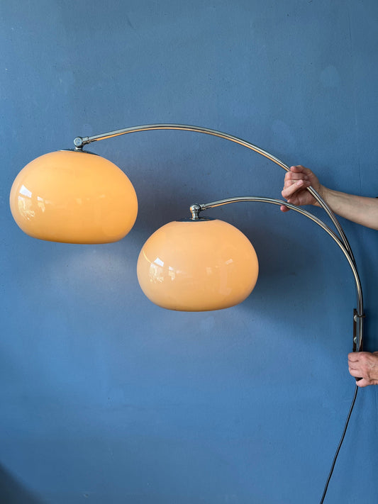 dijkstra lamp, arc wall lamp, herda lamp, mushroom wall lamp, acrylic glass lamp, space age