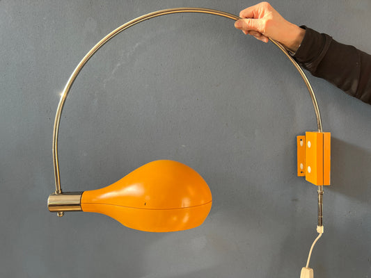 Yellow Temde Leuchten Arc Wall Lamp