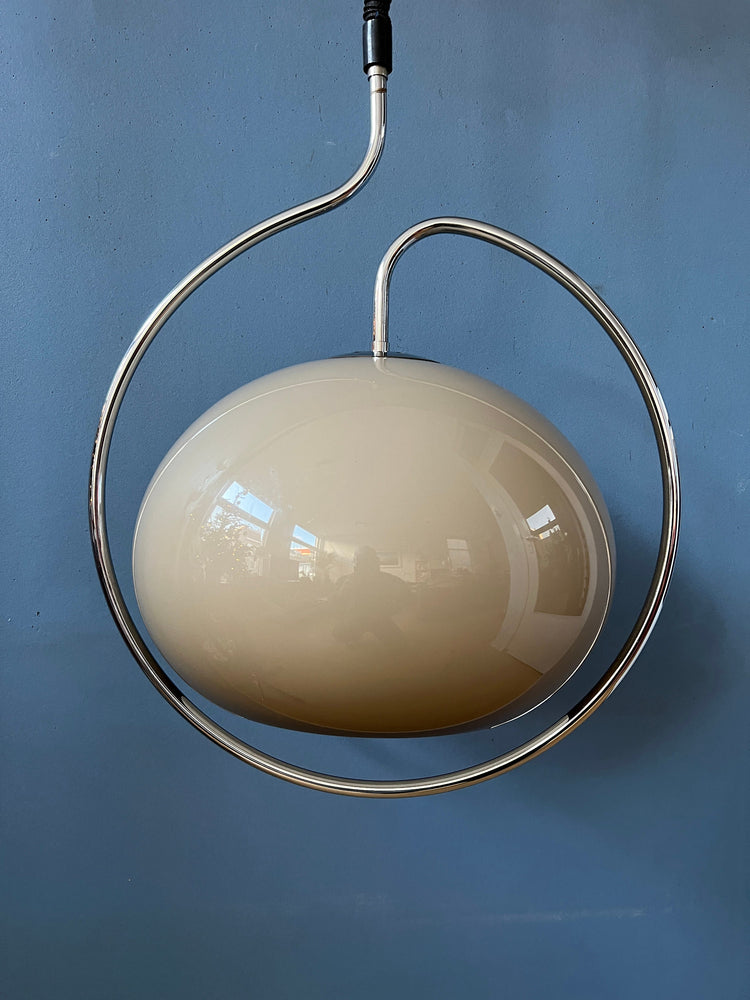Space Age Mushroom Pendant Lamp | Mid Century Light Fixture