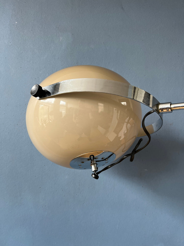 Mid Century Dijkstra Swing Arm Wall Light | Guzzini Style Space Age Lamp | Vintage Sconce Lighting