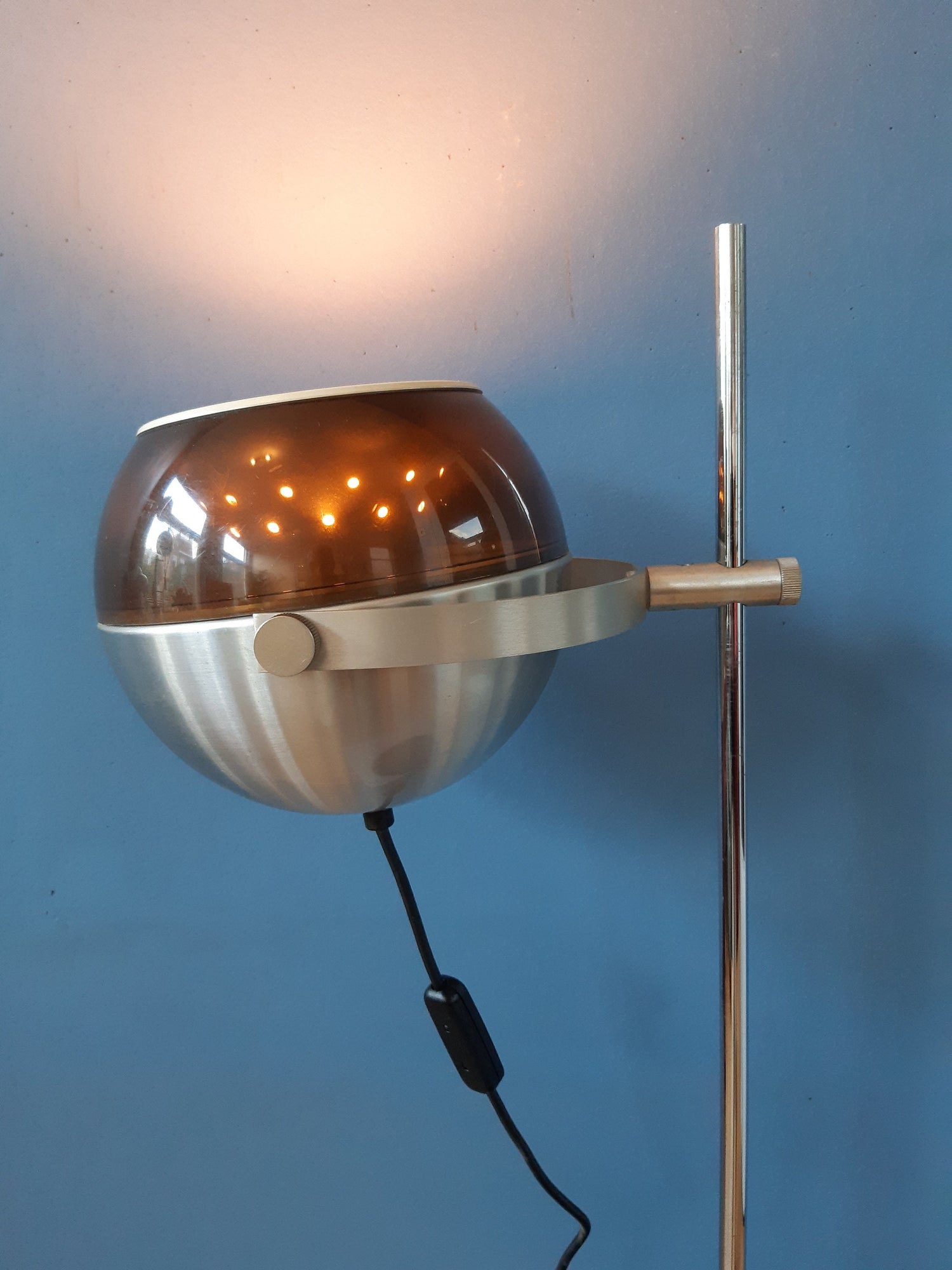 dijkstra lamp, space age table lamp, herda lamp