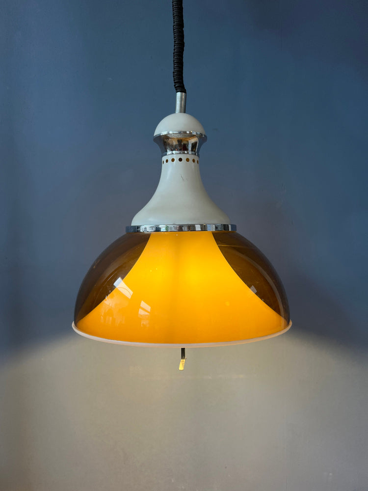 Mid Century Stilux Milano Space Age Pendant Lamp