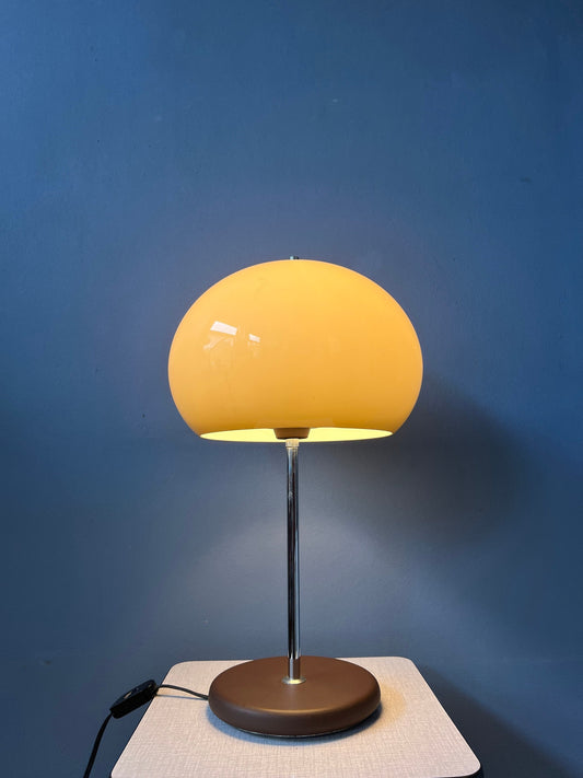 Vintage Dijkstra Mushroom Table Lamp | Mid Century Space Age Desk Lamp