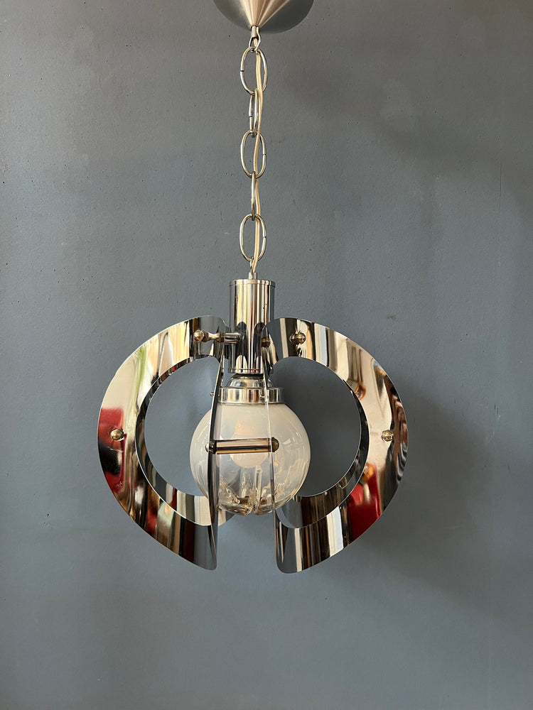 Vintage Mazzega Murano Glass Pendant Lamp