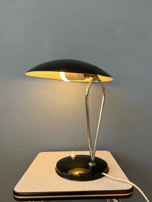 Black Bauhaus Metal Desk Lamp