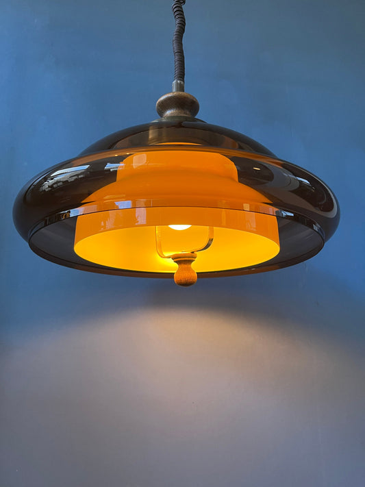 Mid Century Herda Space Age Pendant Light